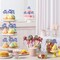 24-Piece Independence Day Cupcake Toppers, 4th of July “Oh Baby” Cupcake Picks for Baby Shower, Party Cake Decorating Supplies